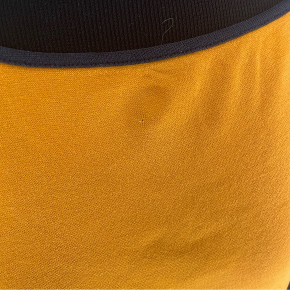 VINTAGE Y2K Q&A BLUE AND YELLOW DRAGON GRAPHIC SLEEVE TOP SHIRT SIZE MEDIUM - Picture 6 of 8